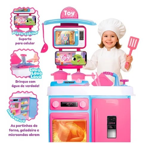COZINHA TOY CHEF BANCADA COMPLETA